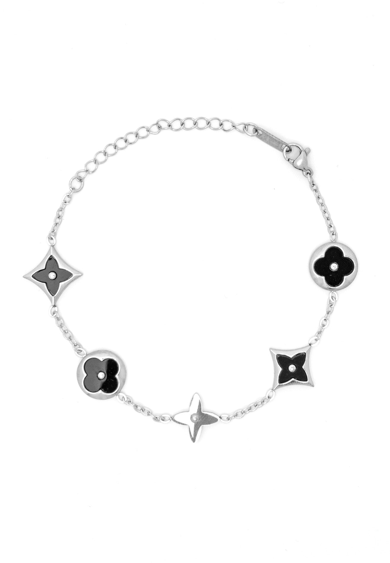 Floral Clove Bracelet - Black