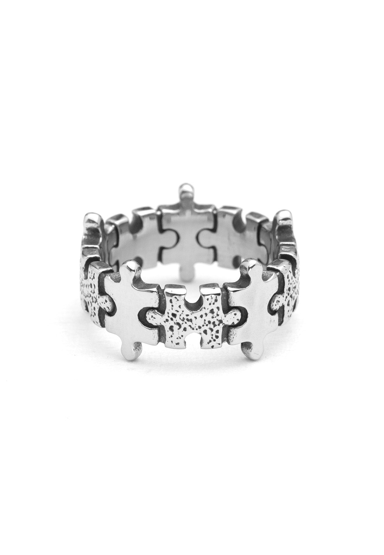 Puzzle Stainless Steel Ring