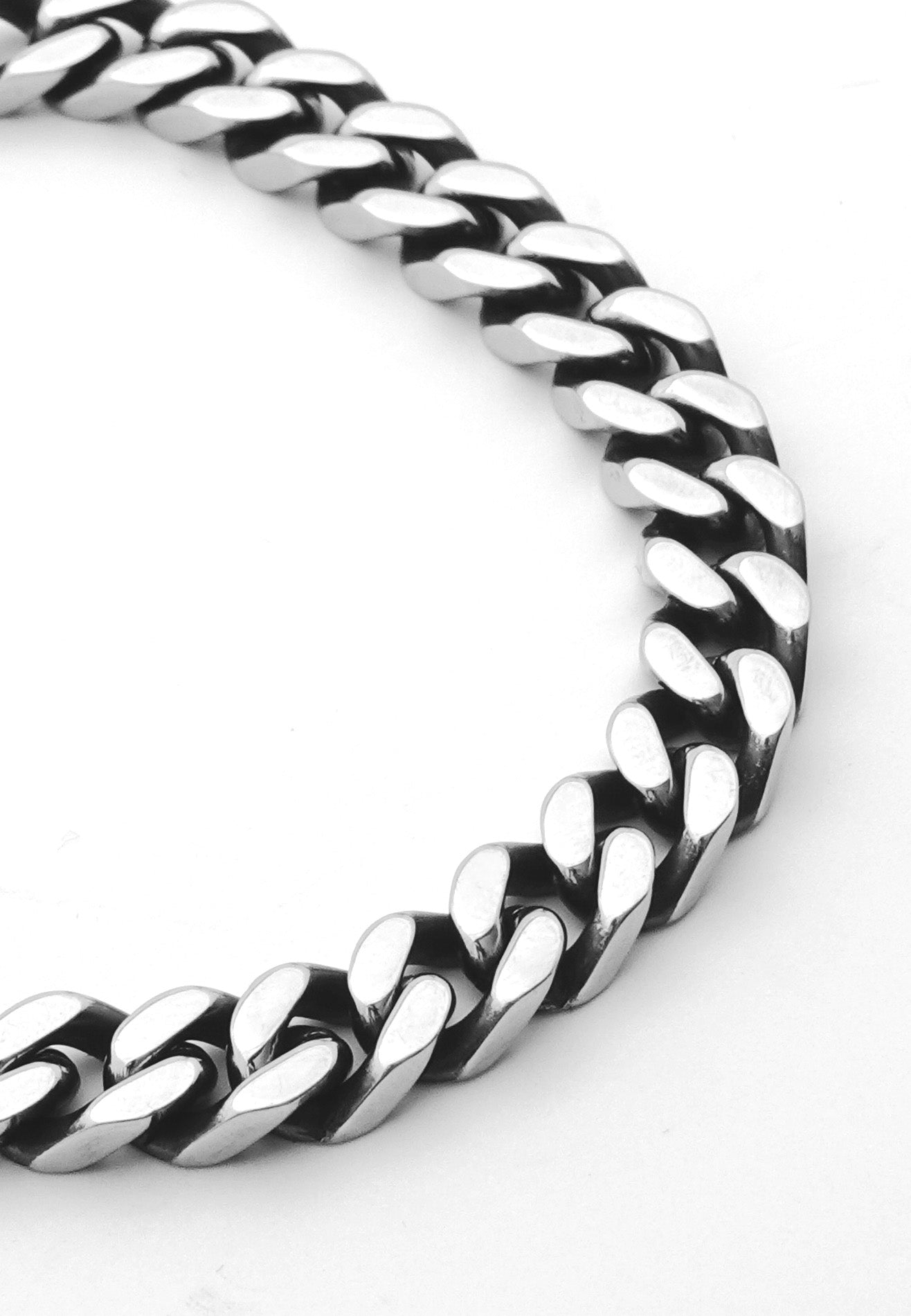 Curb Chain Stainless Steel Bracelet