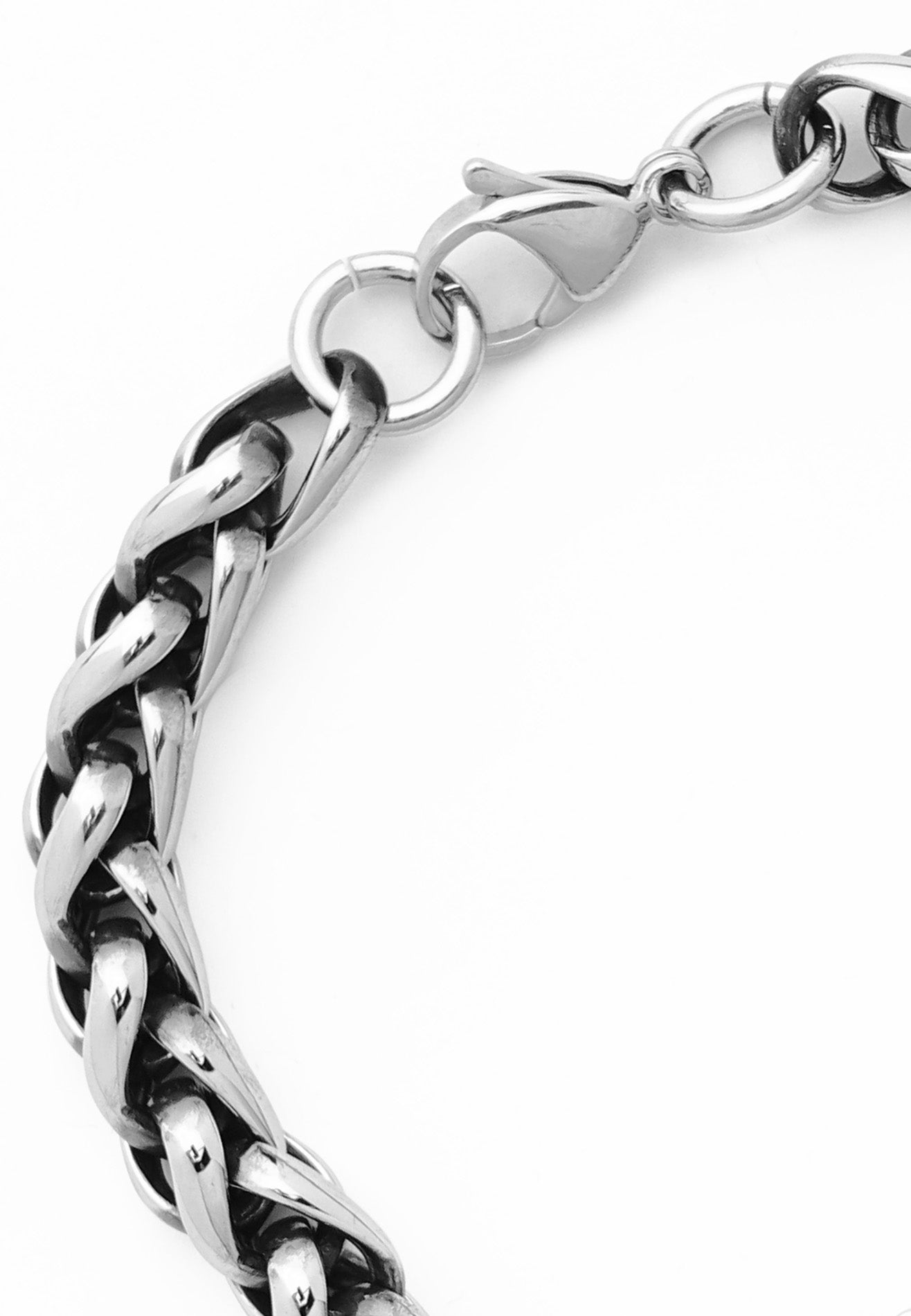 Middle Double Chain Stainless Steel Bracelet