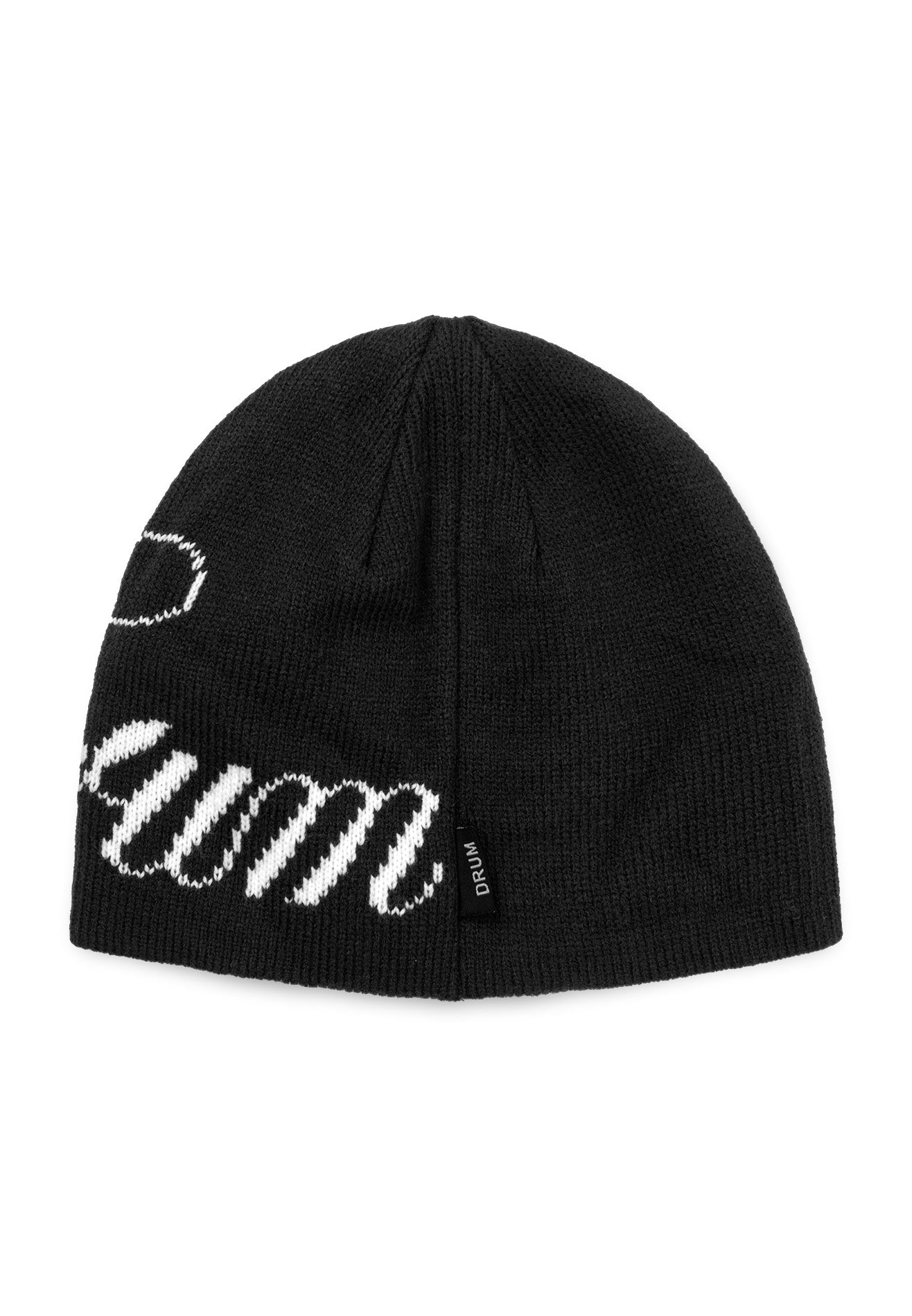 DRUM S. Snow Cap Beanie 80's Workshop Collection -Black