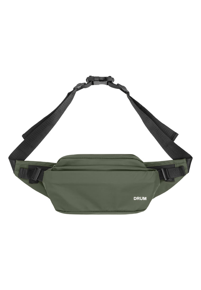 DRUM SELECT Messenger Waist Bag - Green
