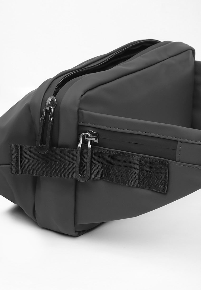 DRUM SELECT Messenger Waist Bag - Grey