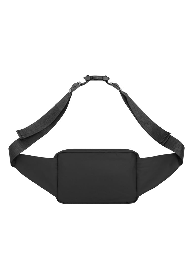 DRUM SELECT Messenger Waist Bag - Black