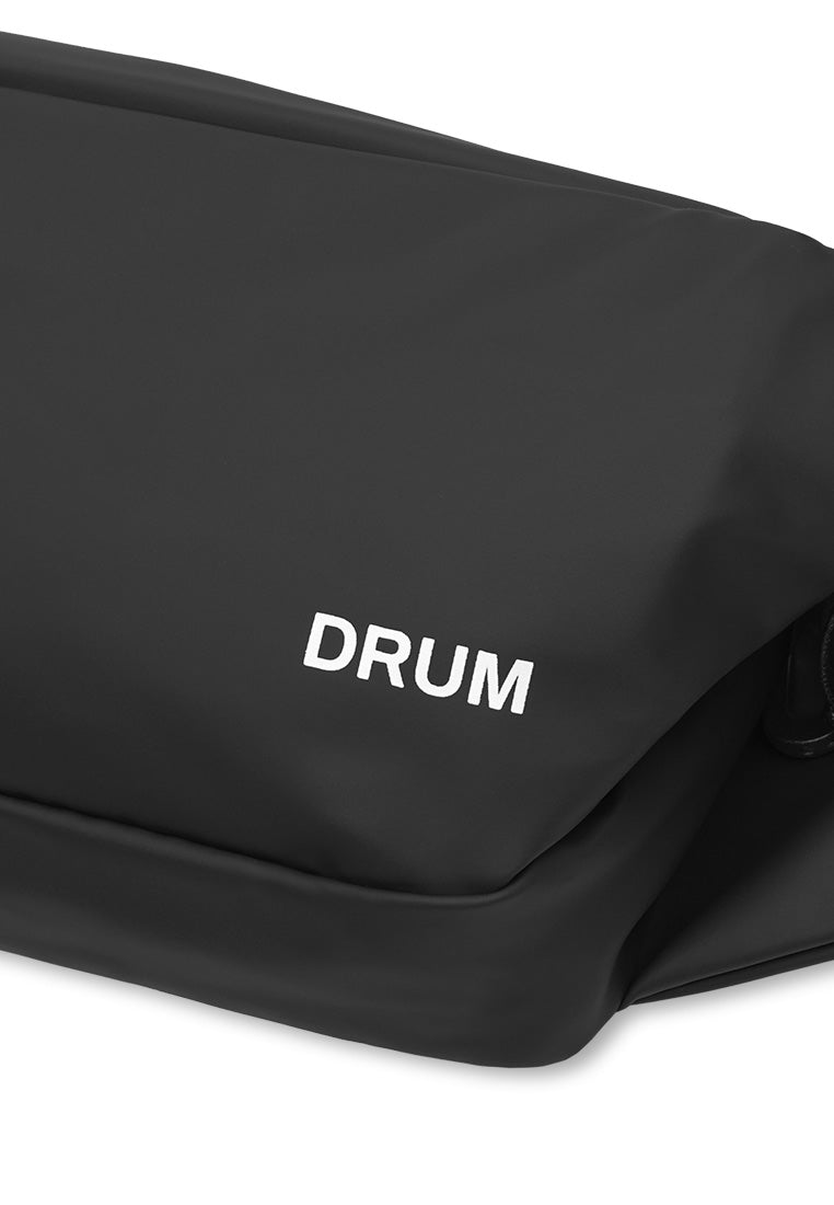 DRUM SELECT Messenger Waist Bag - Black