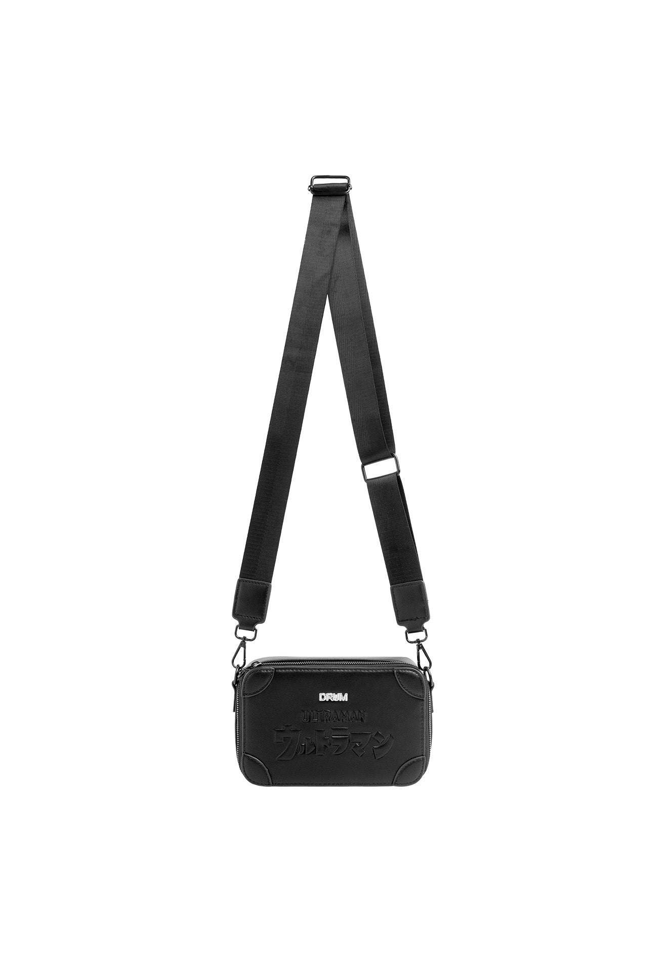 DRUM | ULTRAMAN Embross Chest/ Sling Bag - Black