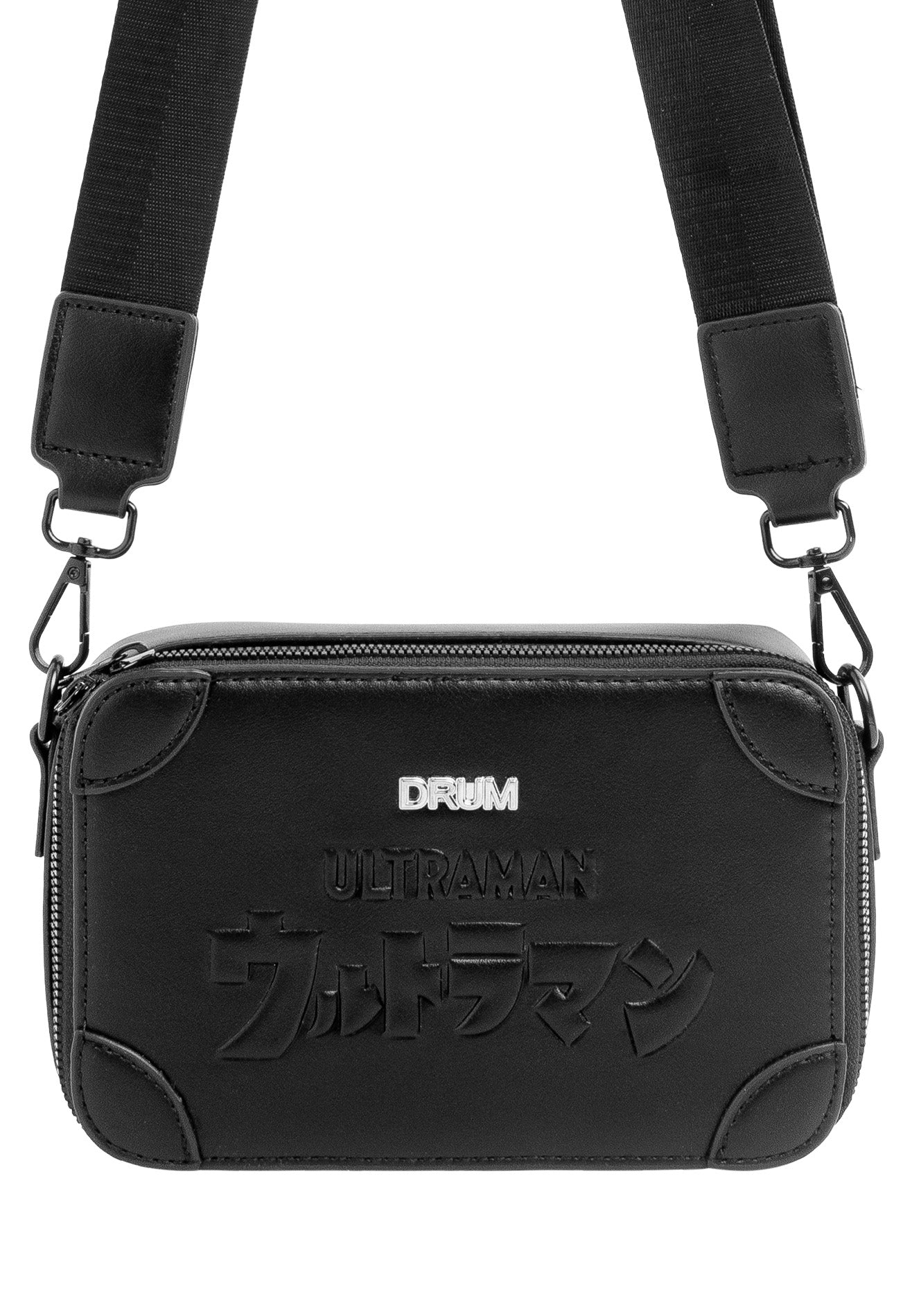 DRUM | ULTRAMAN Embross Chest/ Sling Bag - Black