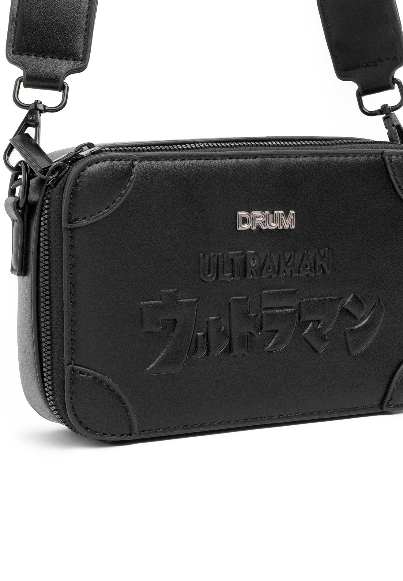 DRUM | ULTRAMAN Embross Chest/ Sling Bag - Black