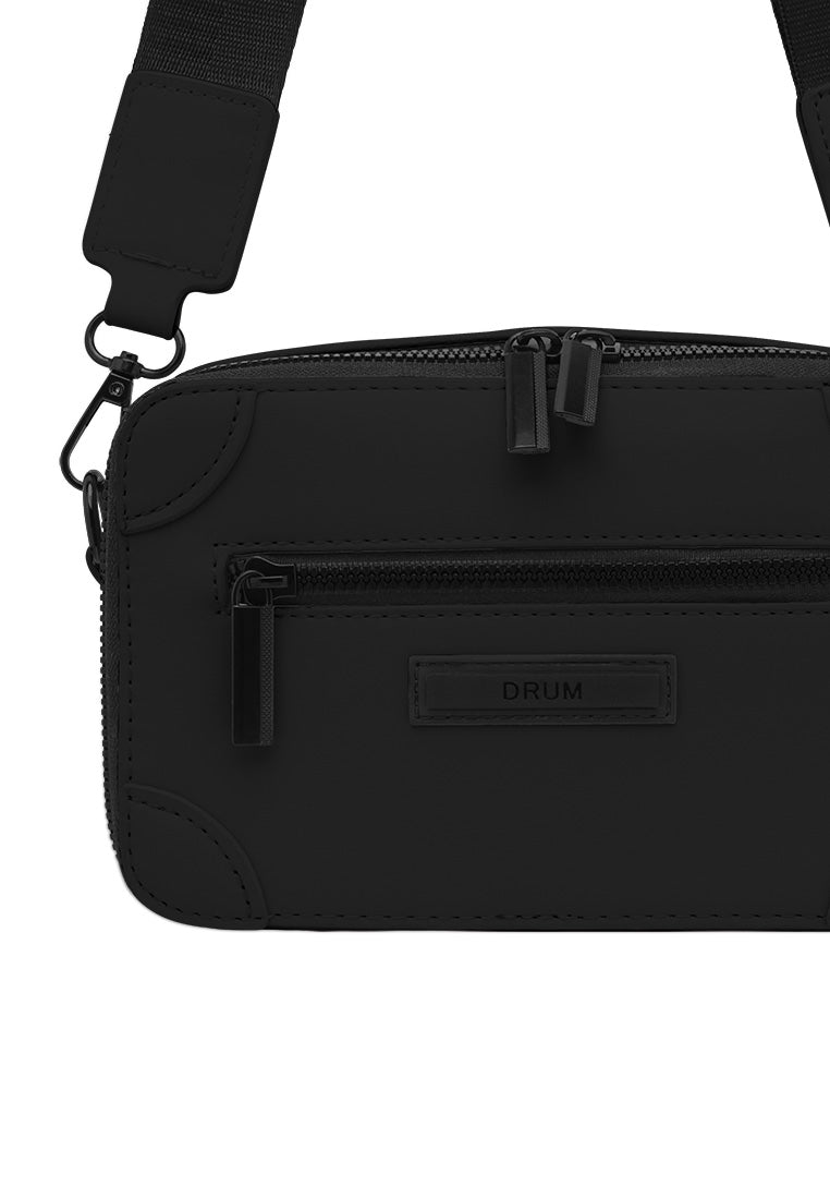DRUM Messenger Sling Bag - Black