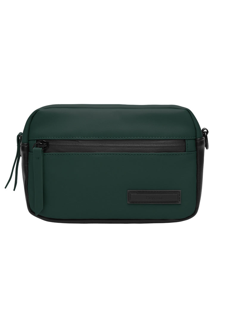 DRUM SELECT Puff Messenger Bag - Green