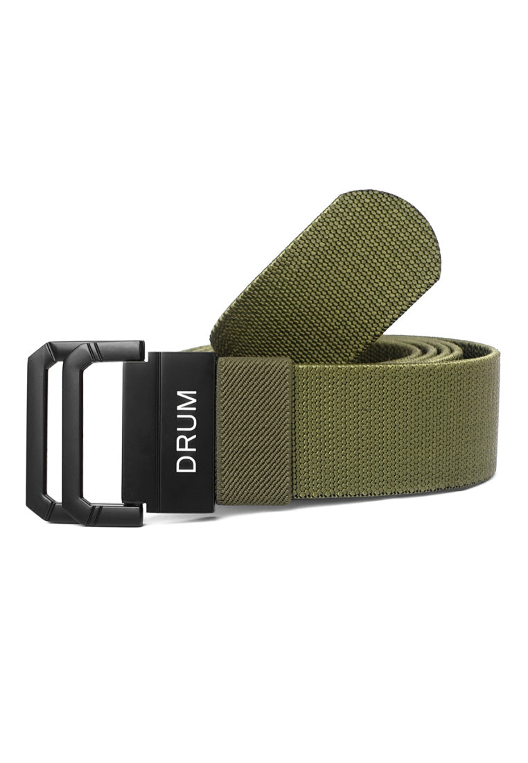 DRUM SELECT D Ring Woven belt- Green