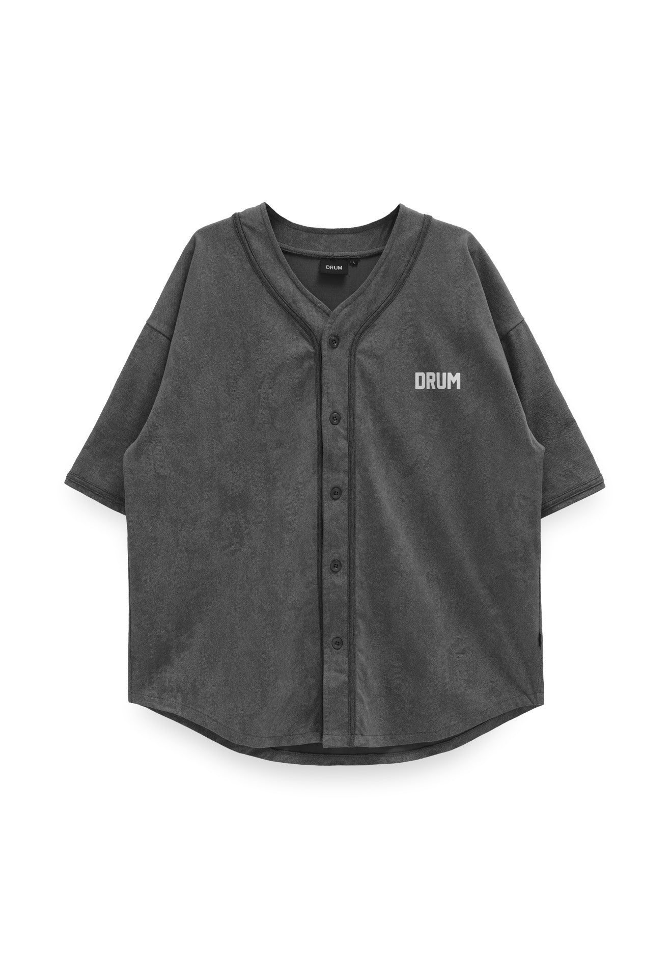 DRUM SELECT Glow in the Dark Baseball Shirt- Grey