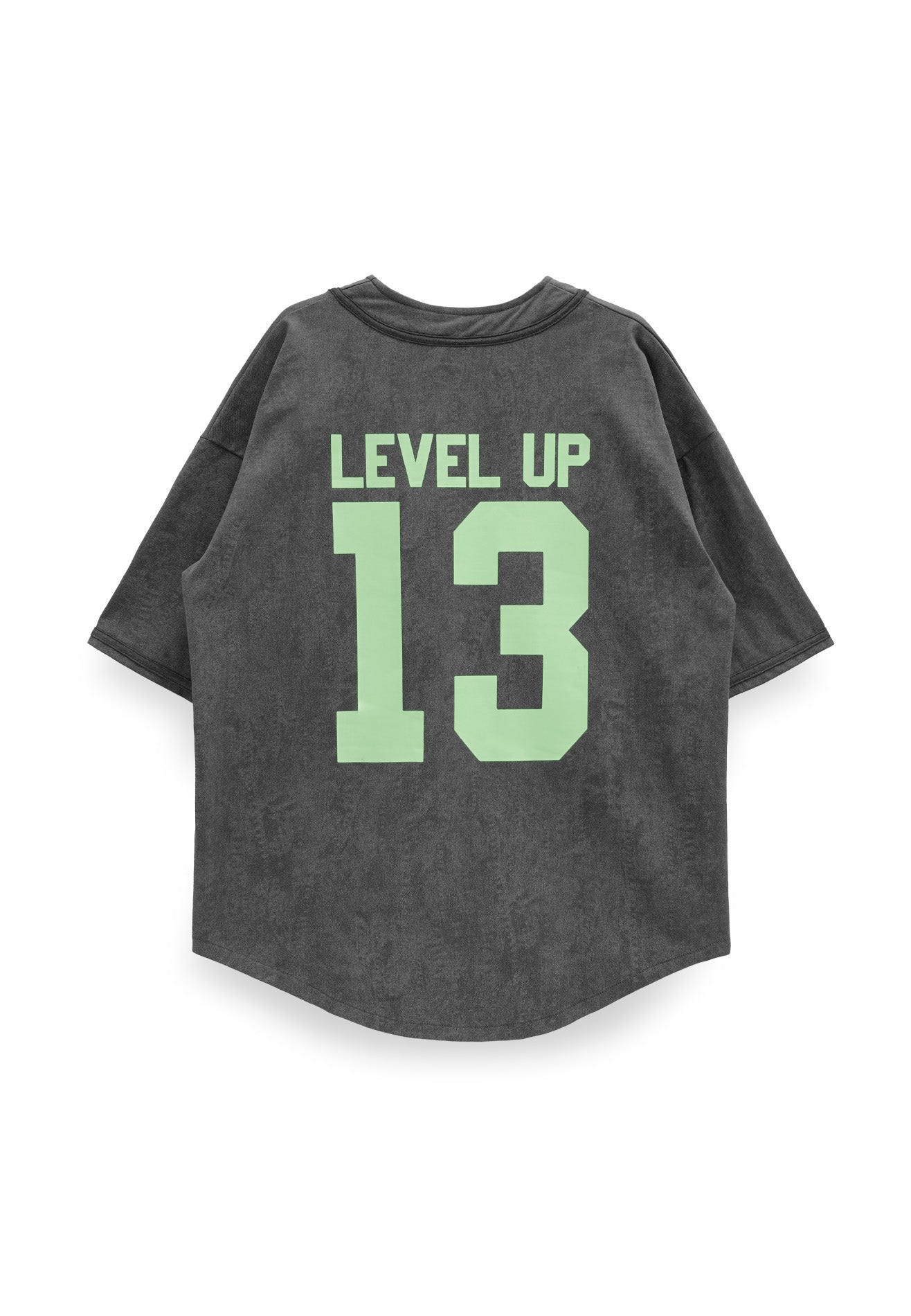 DRUM SELECT Glow in the Dark Baseball Shirt- Grey