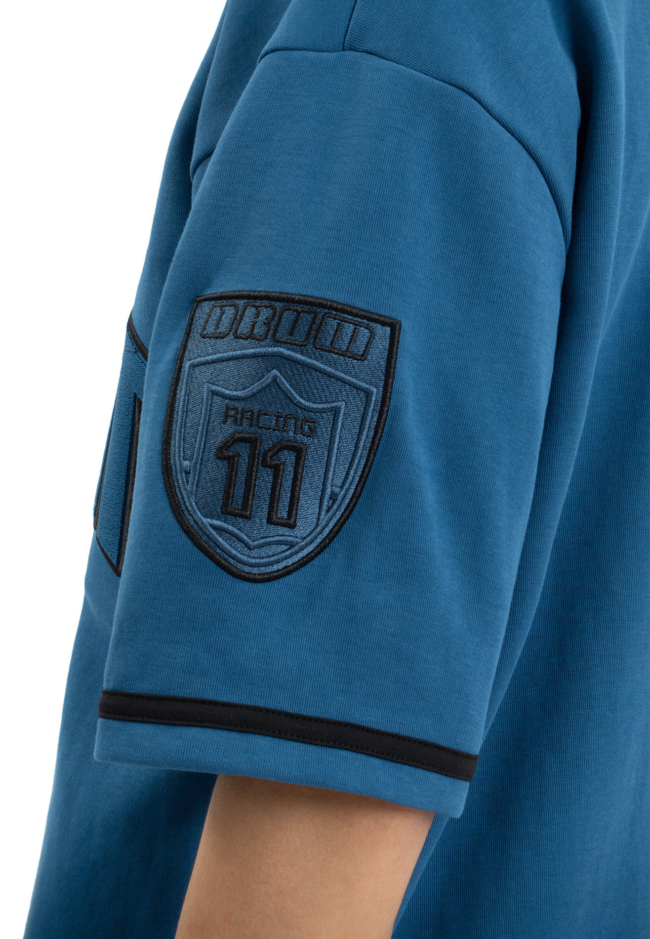 SELECT Racing Collection Toothbrush Embroidery Baseball Shirt- Blue