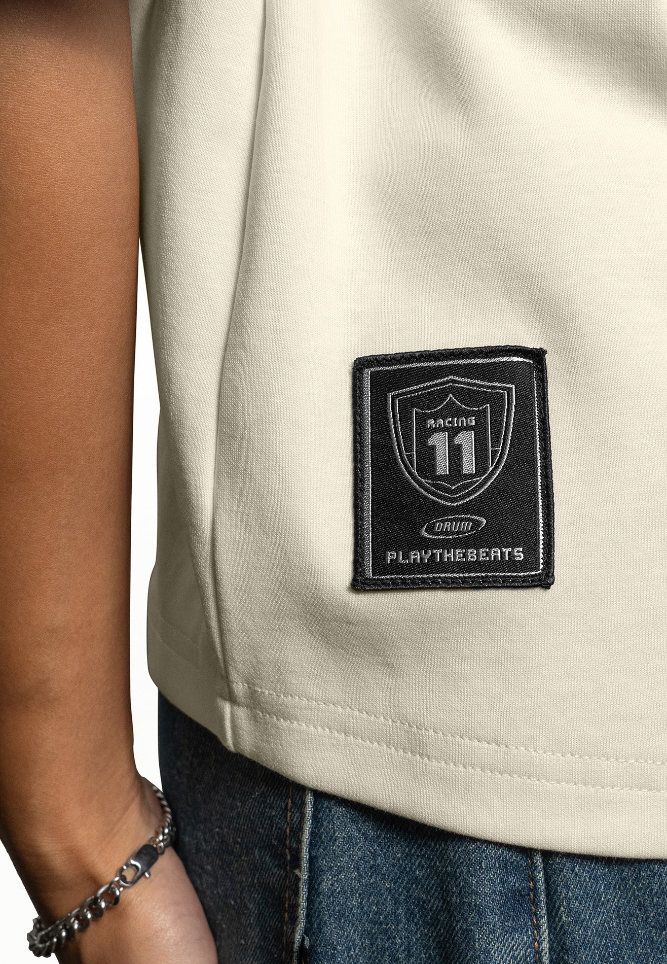 SELECT Women Logo Embroidery Baseball Shirt- Maroon