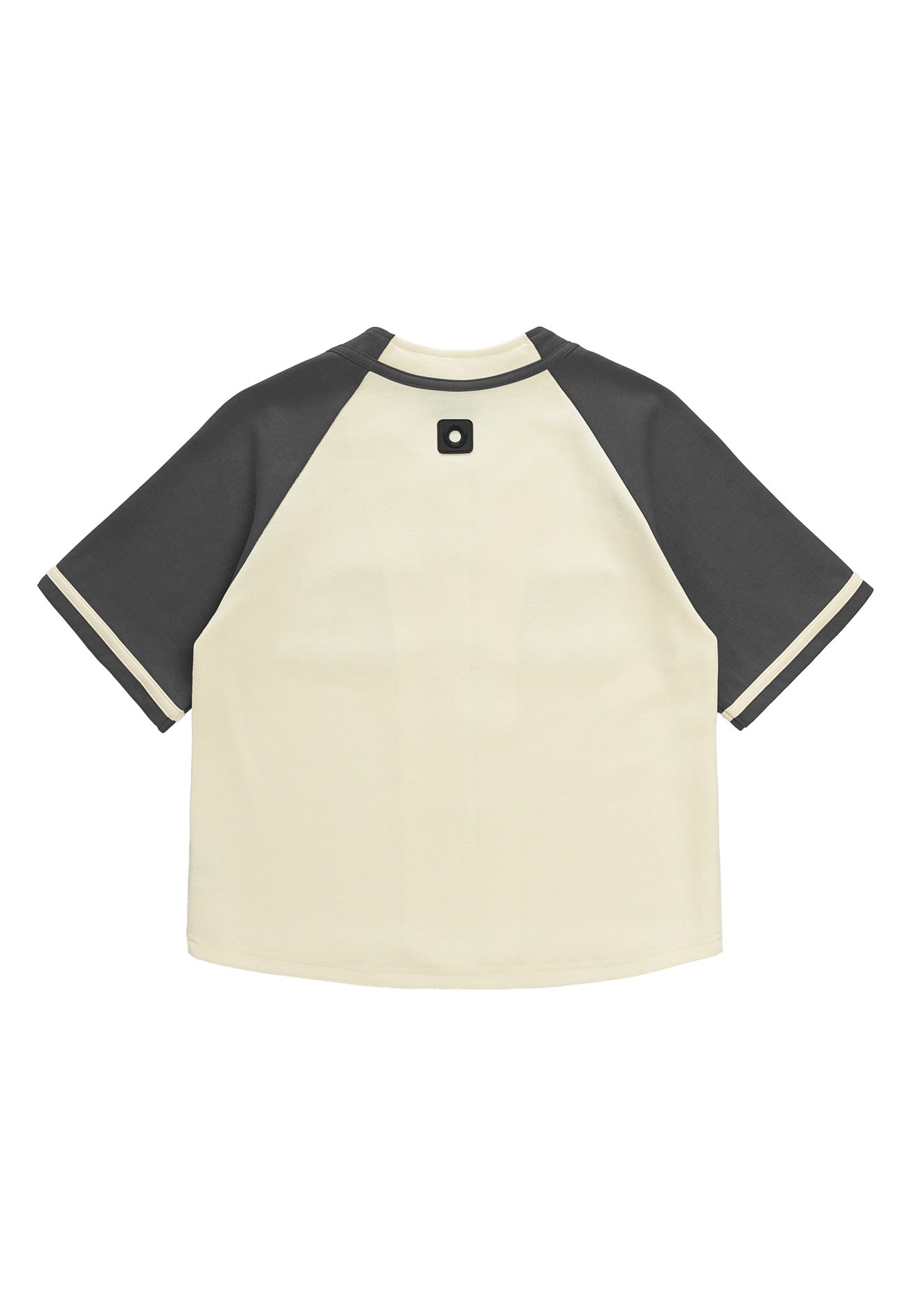 DRUM SELECT Women Applique Embroidery Baseball Shirt- Dark Grey