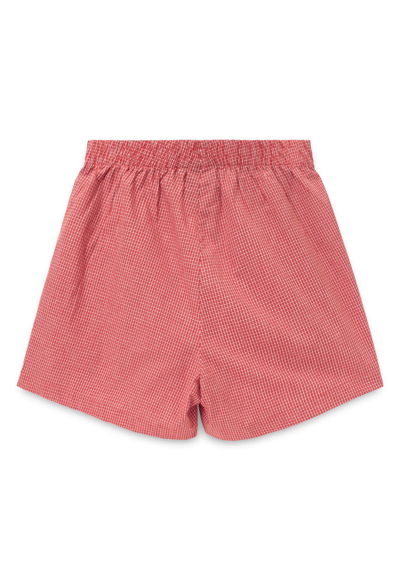 DRUM S. Flannel Printed Cotton Boxers- Red