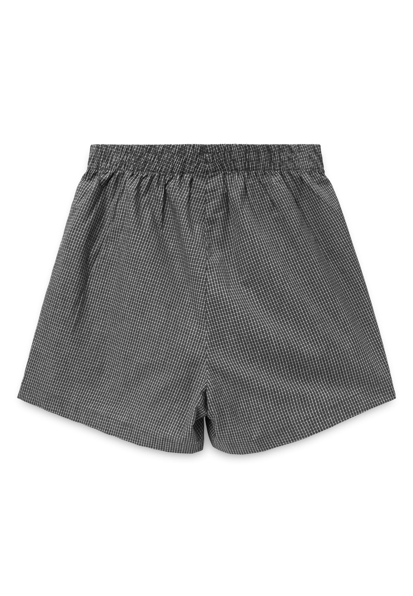 DRUM S. Flannel Printed Cotton Boxers- Black