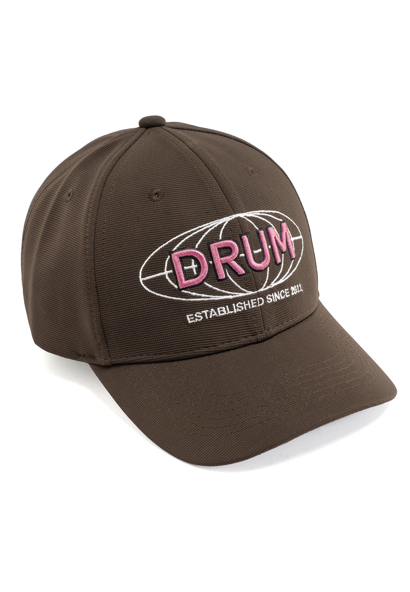 DRUM Logo in Globe Cap- Brown