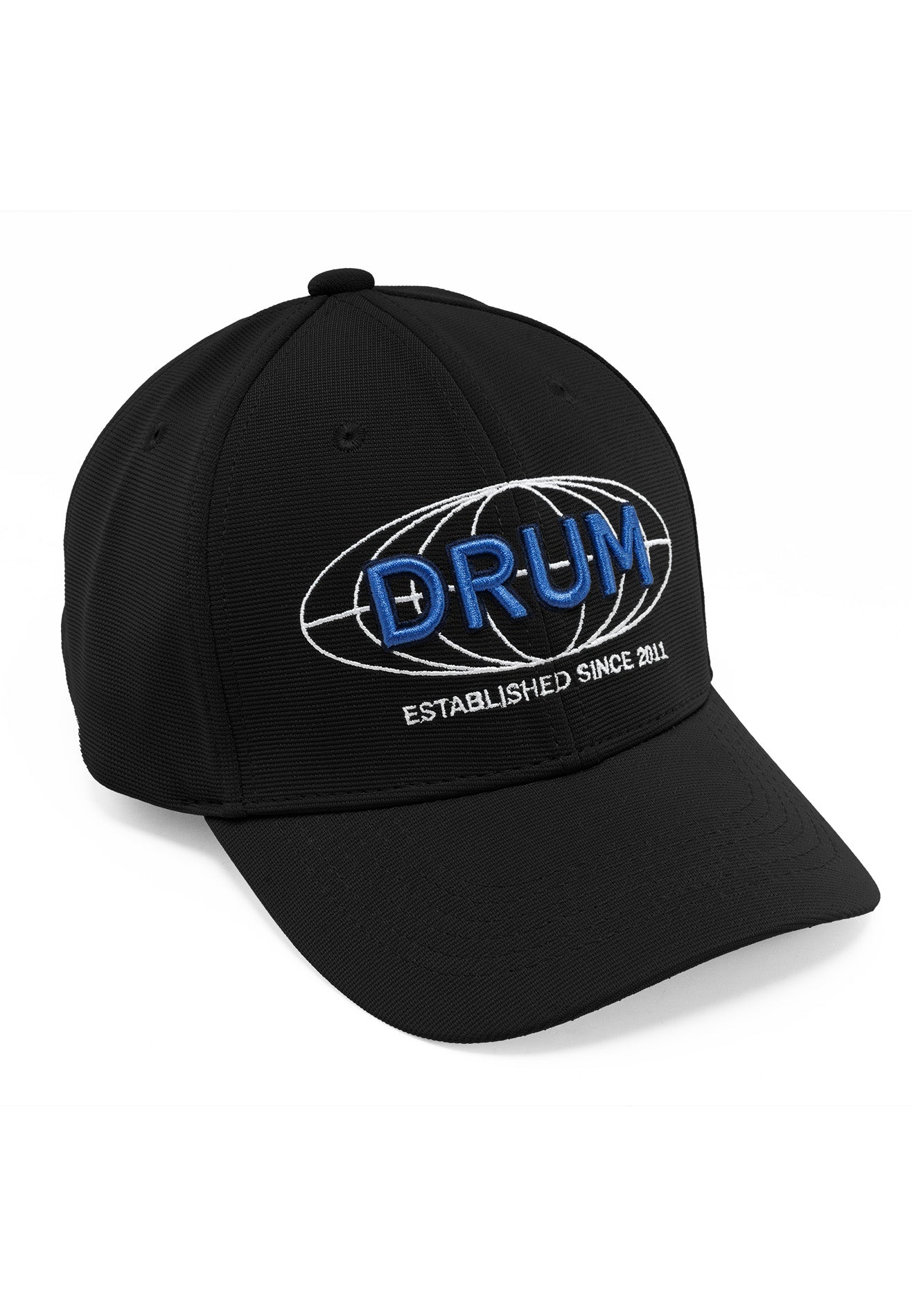 DRUM Logo in Globe Cap- Black