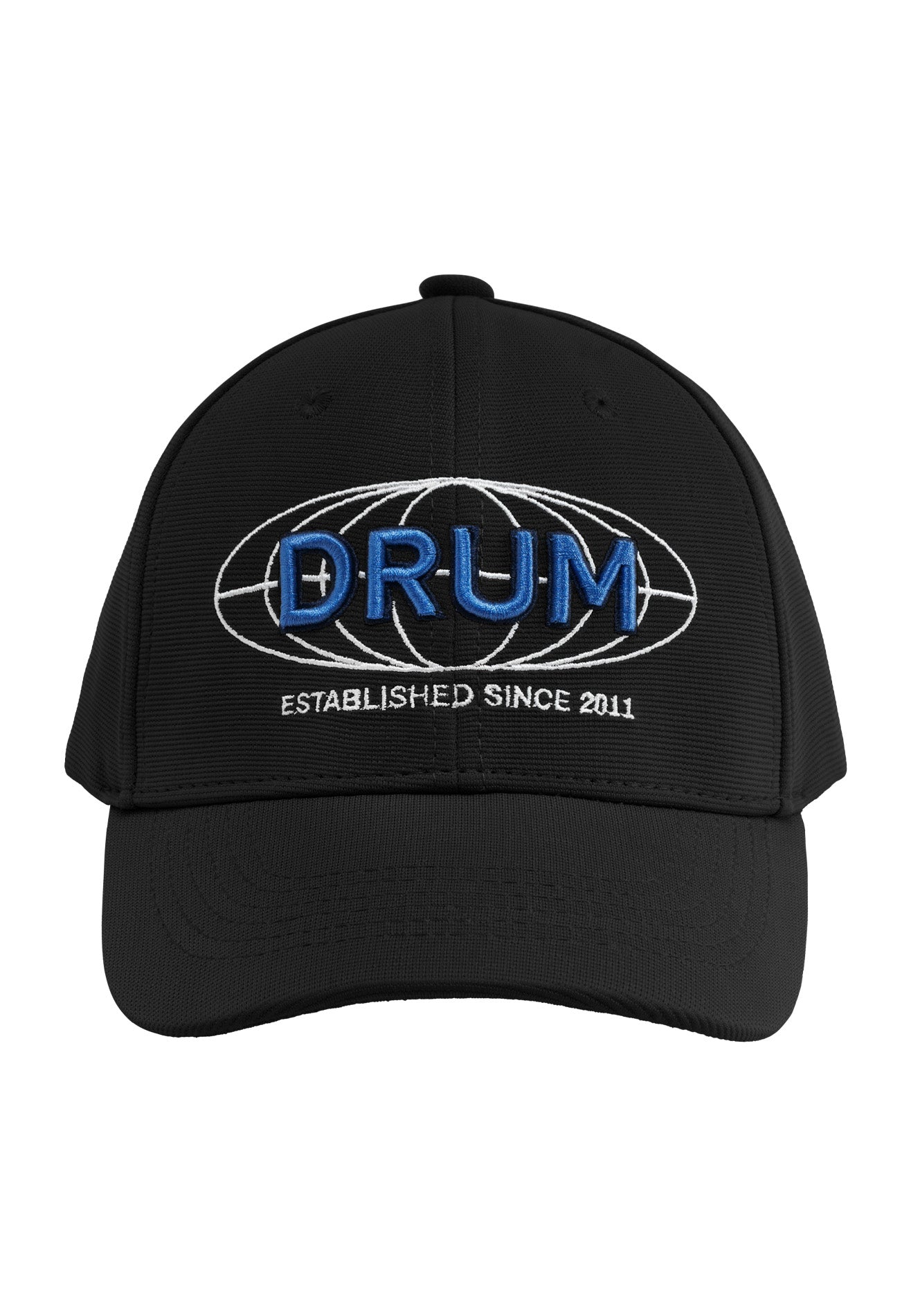 DRUM Logo in Globe Cap- Black