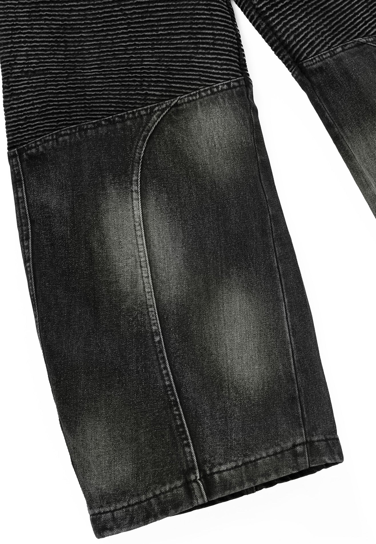 DRUM S. Vintage Washed Cargo Jeans- Black