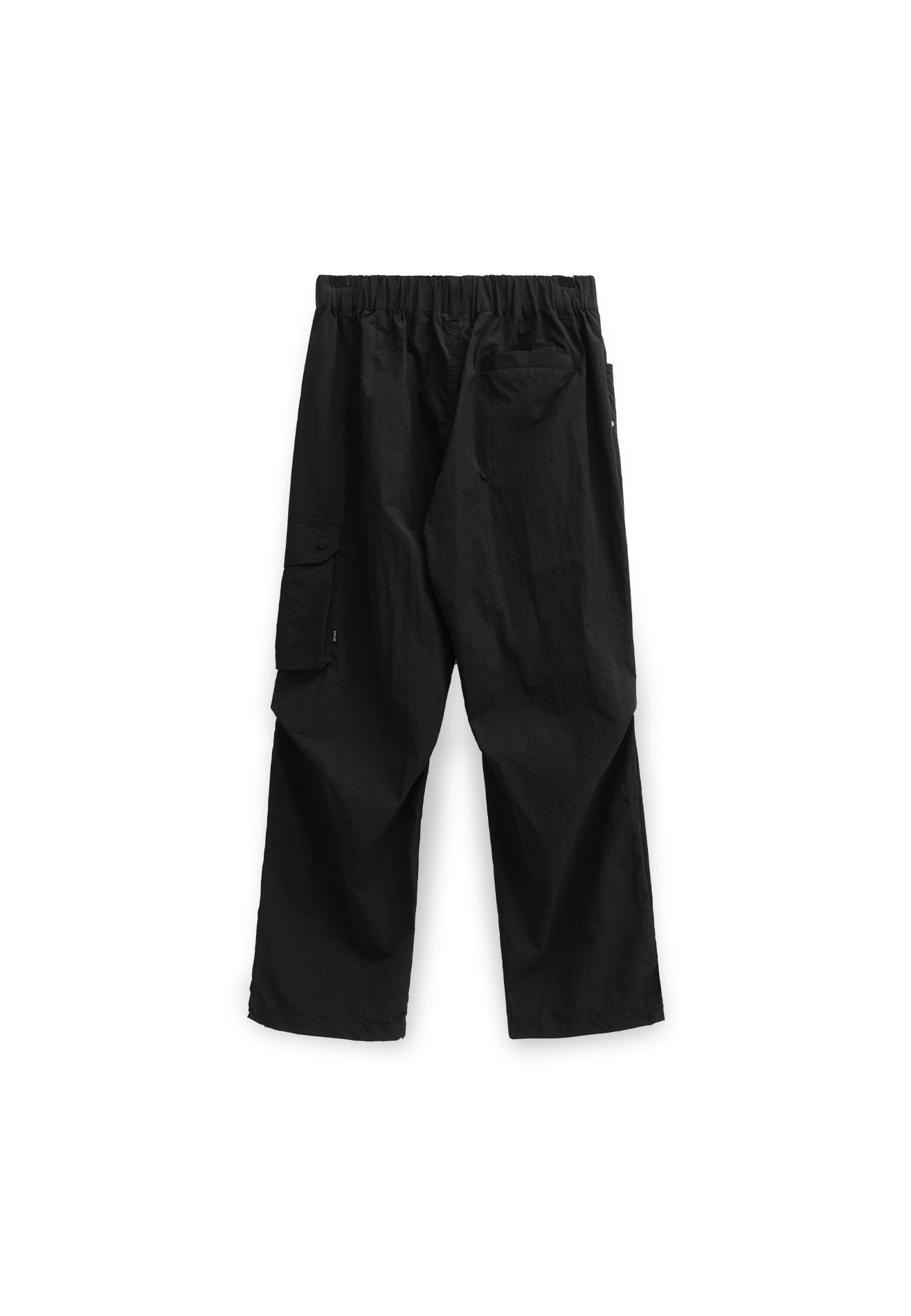 DRUM SELECT Parachute Cargo Pants- Black