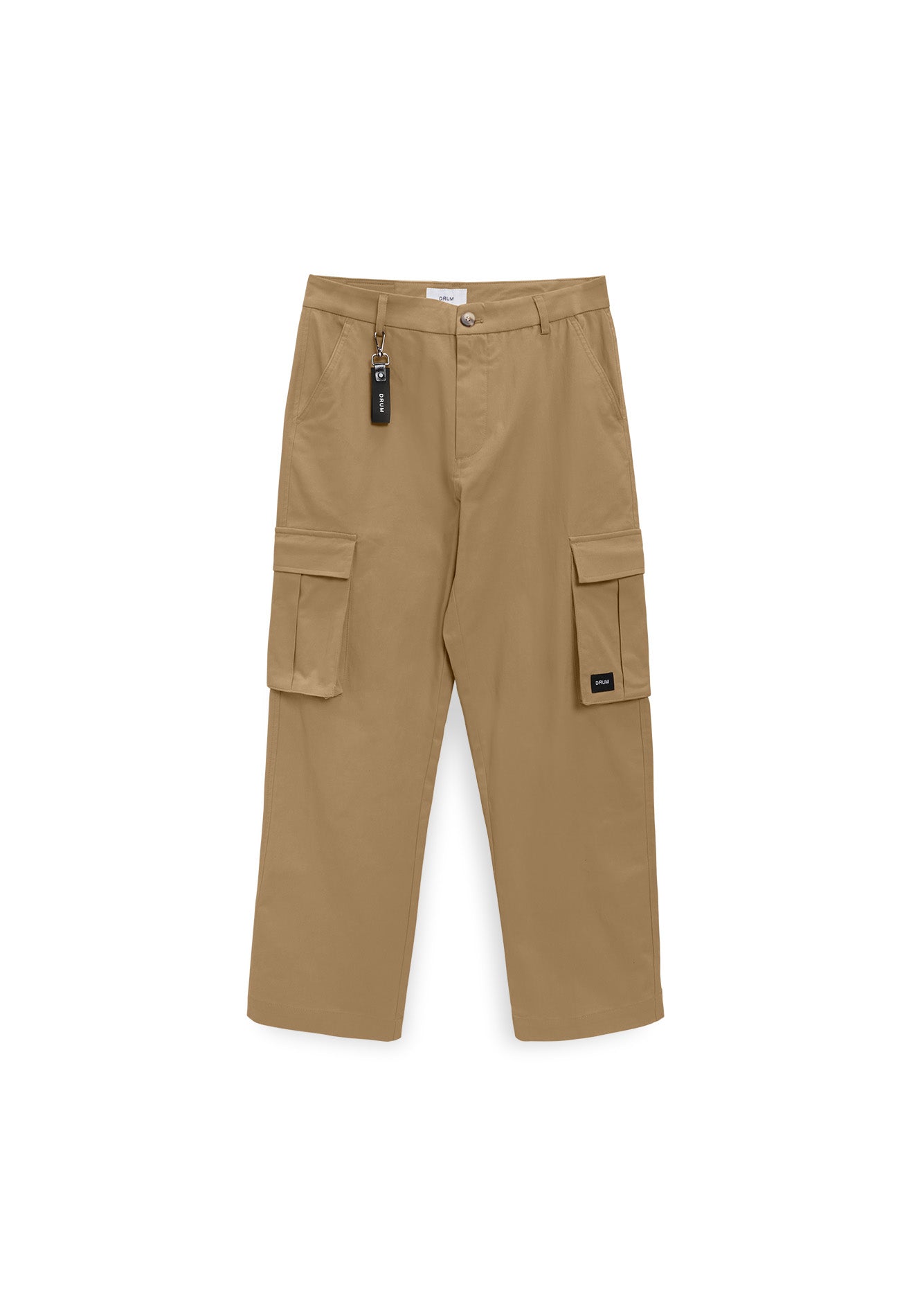 SELECT 2 Pockets Detailed Straight Cut Cargo- Khaki