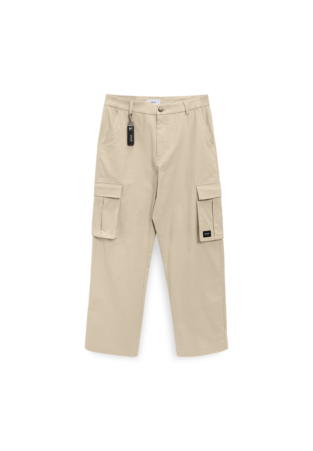SELECT 2 Pockets Detailed Straight Cut Cargo- Light Khaki
