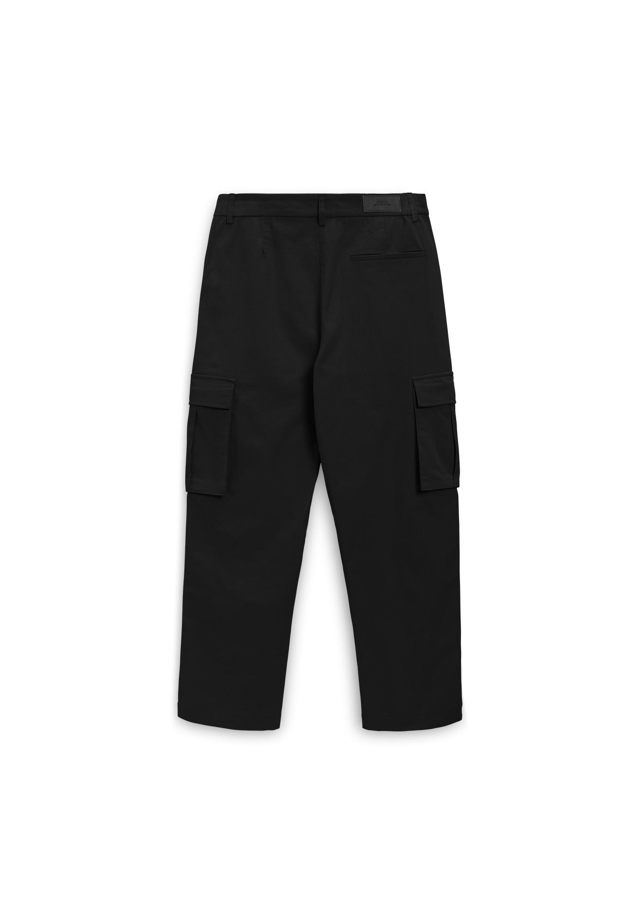 SELECT 2 Pockets Detailed Straight Cut Cargo- Black