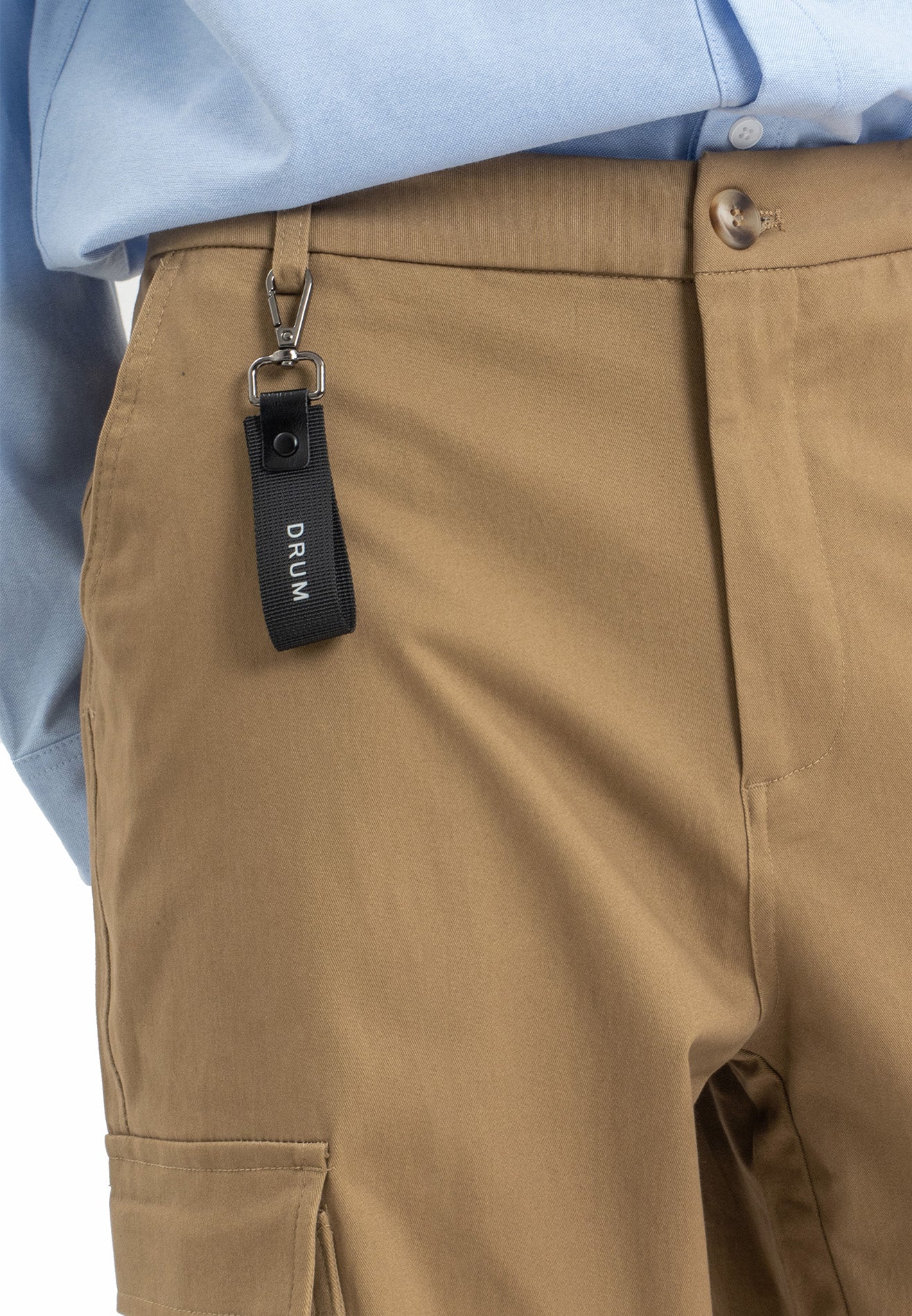 SELECT 2 Pockets Detailed Straight Cut Cargo- Khaki