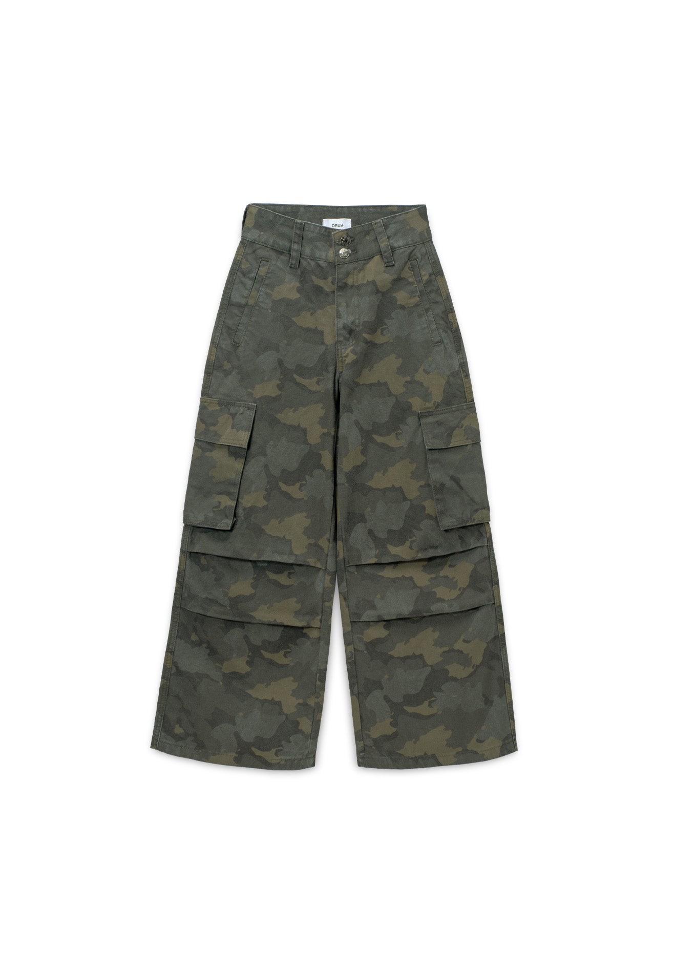 DRUM Select Women Camouflage Print Cargo Pants- Camouflage