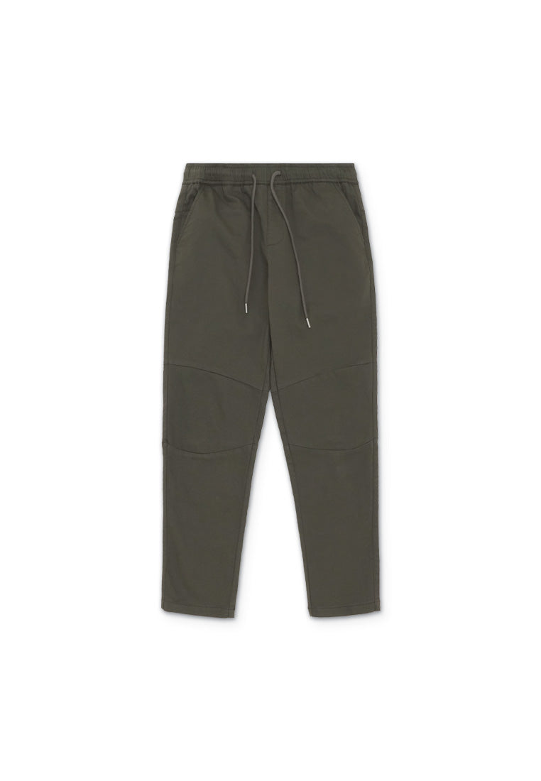 DRUM Select Knee Details Cargo Pants - Green