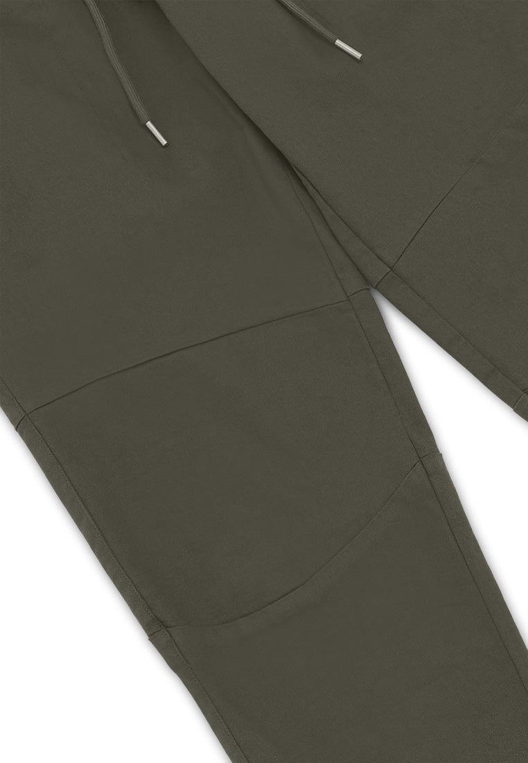 DRUM Select Knee Details Cargo Pants - Green