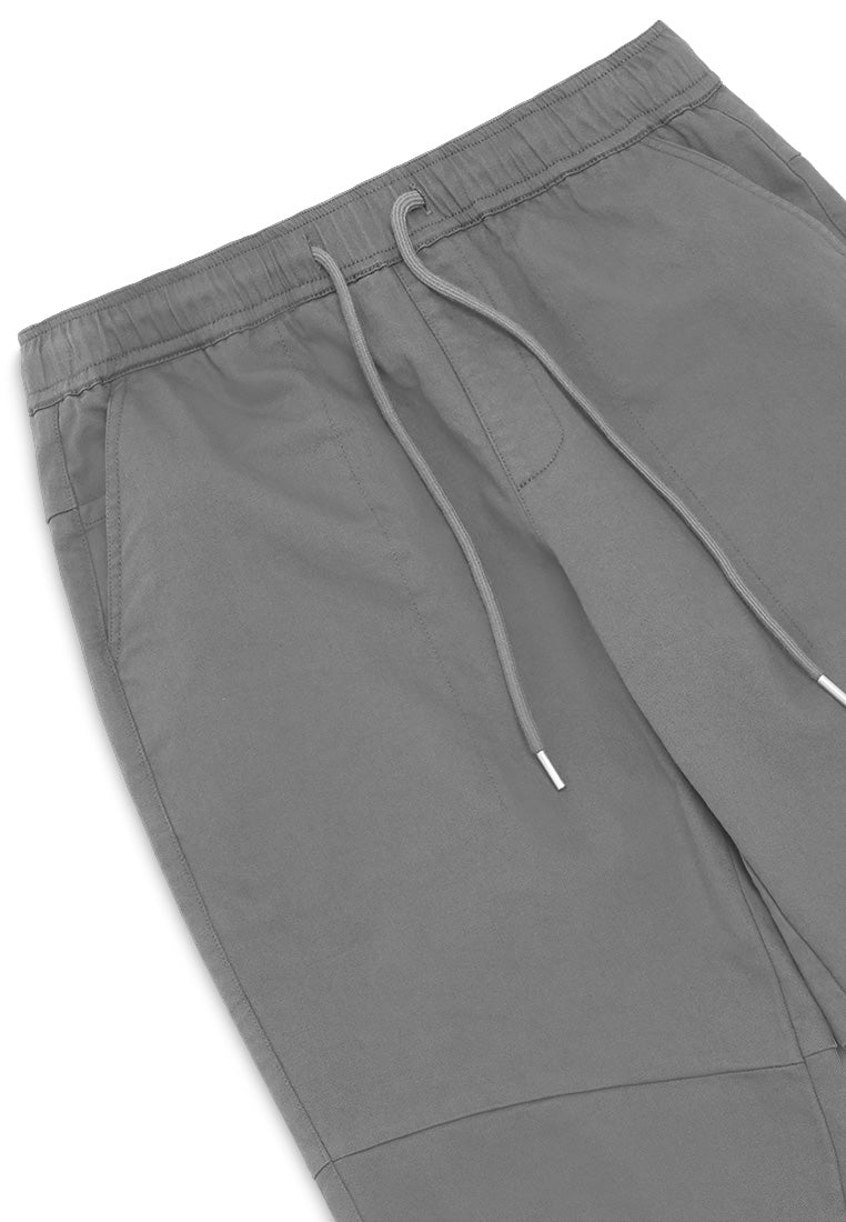 DRUM Select Knee Details Cargo Pants - Grey