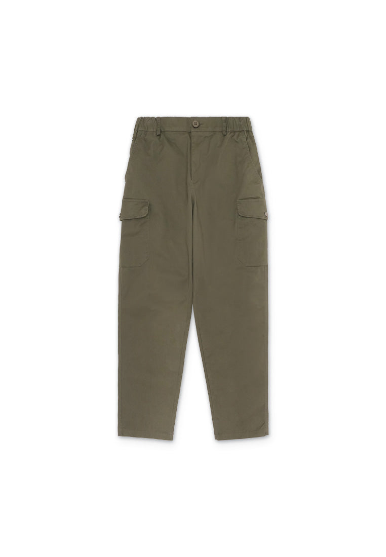 DRUM Select Pocket Details Cargo Pants - Green