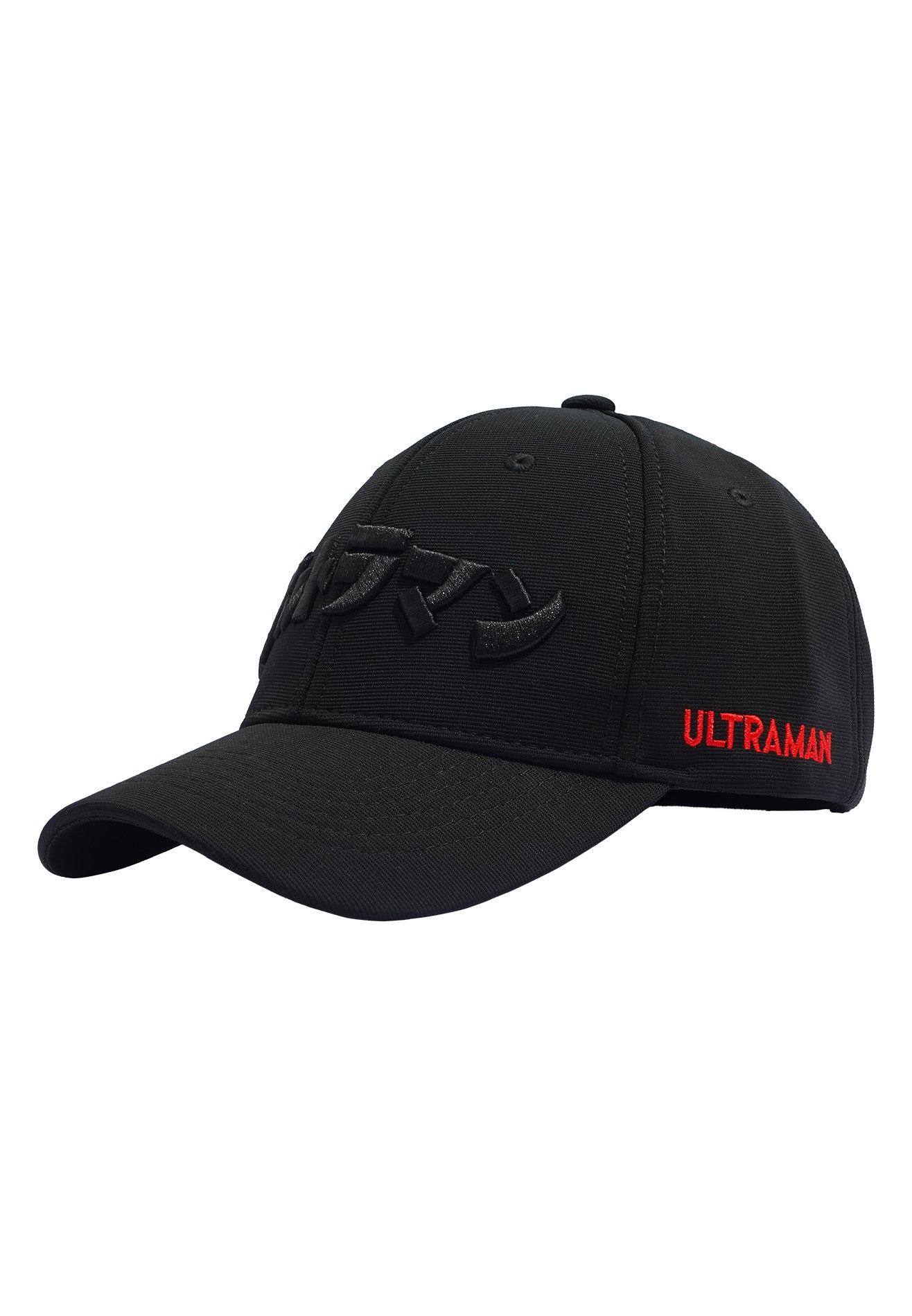 DRUM | ULTRAMAN 3D Embroidery Cap- Black