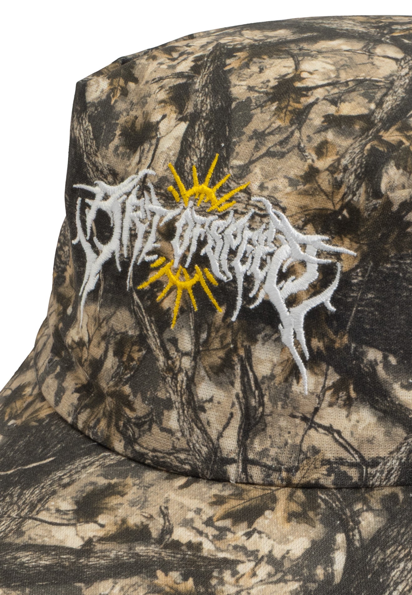 DRUM X AOS Real Tree Camo Printed Scarf Cap -Khaki