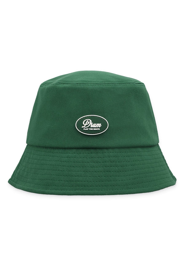 DRUM Rubber Logo Bucket Hat -Green