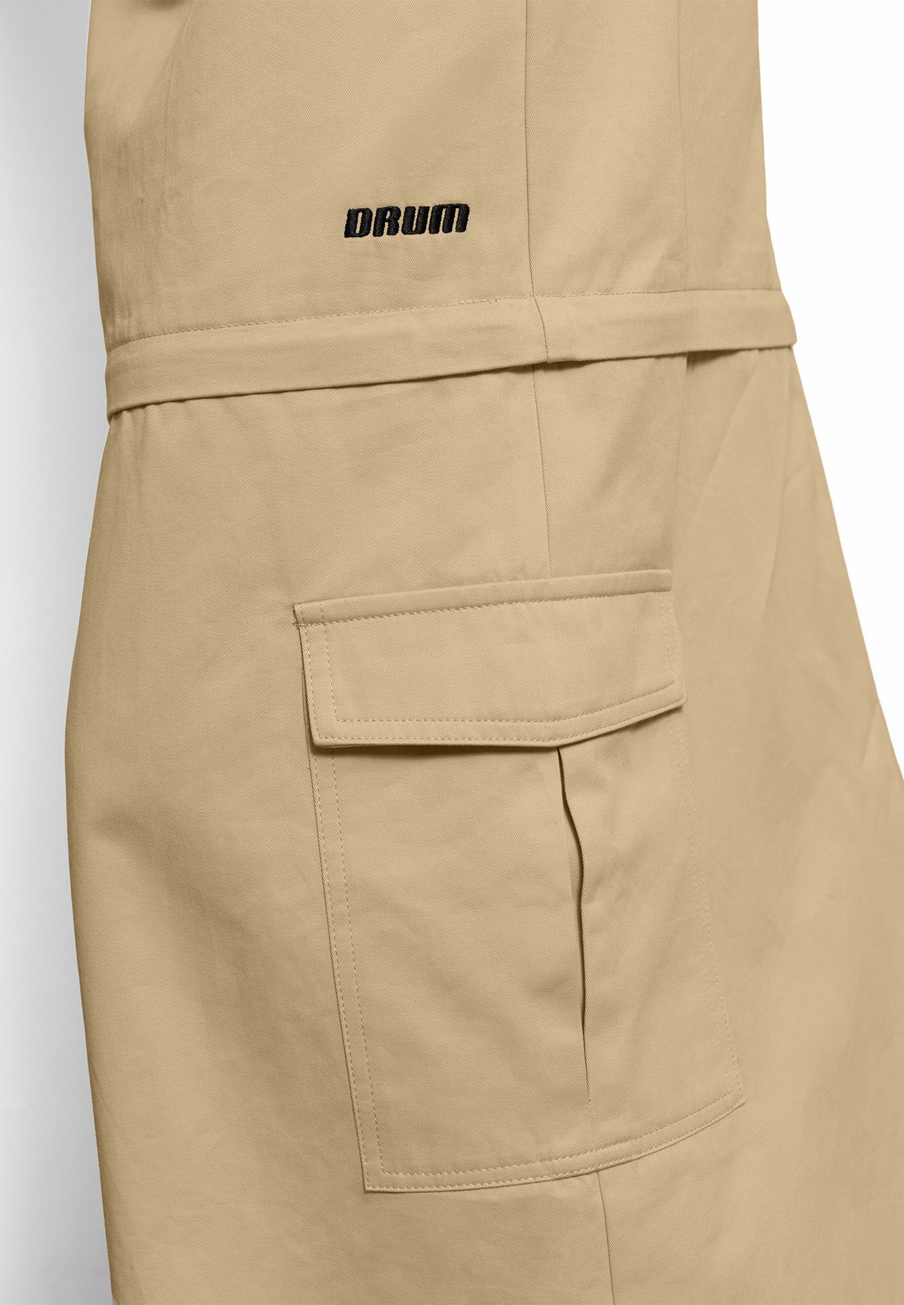 Select Women 2 Ways Detachable Aline Long Skirt- Khaki