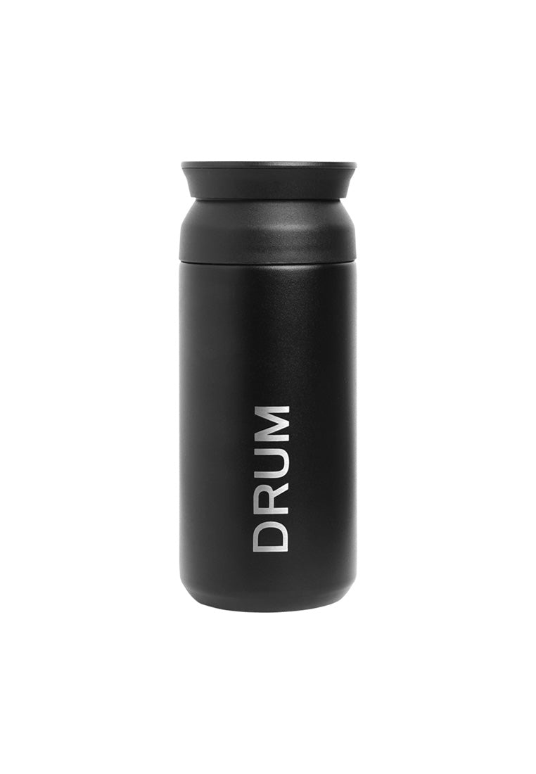 DRUM Stainless Steel Thermos Flask- Black