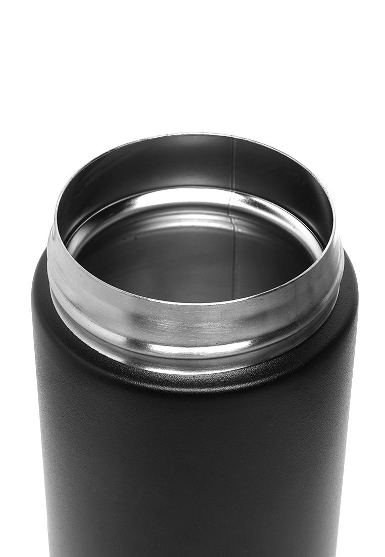 DRUM Stainless Steel Thermos Flask- Black