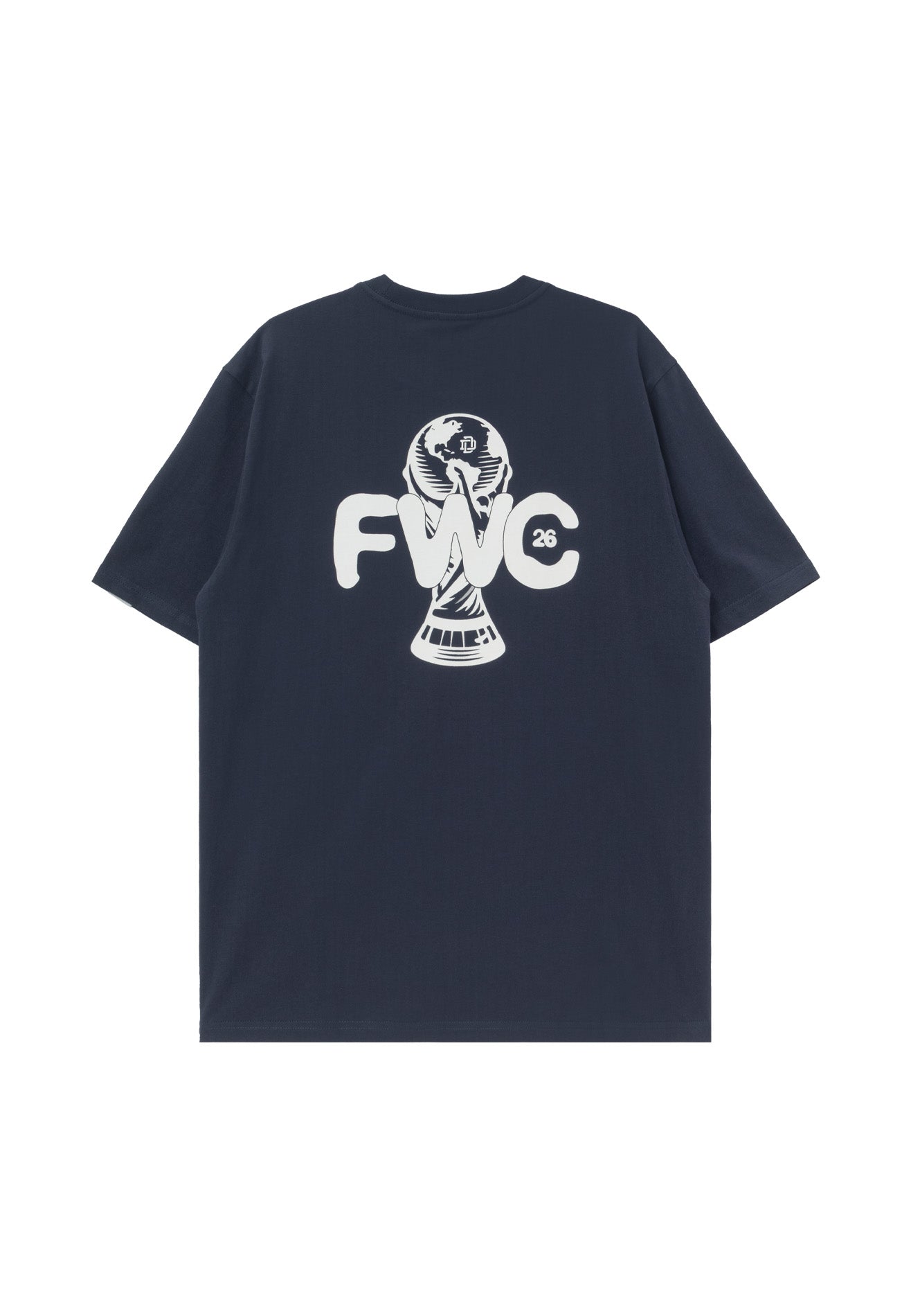 DRUM E. Football Republic Relaxed Fit Tee- Dark Blue
