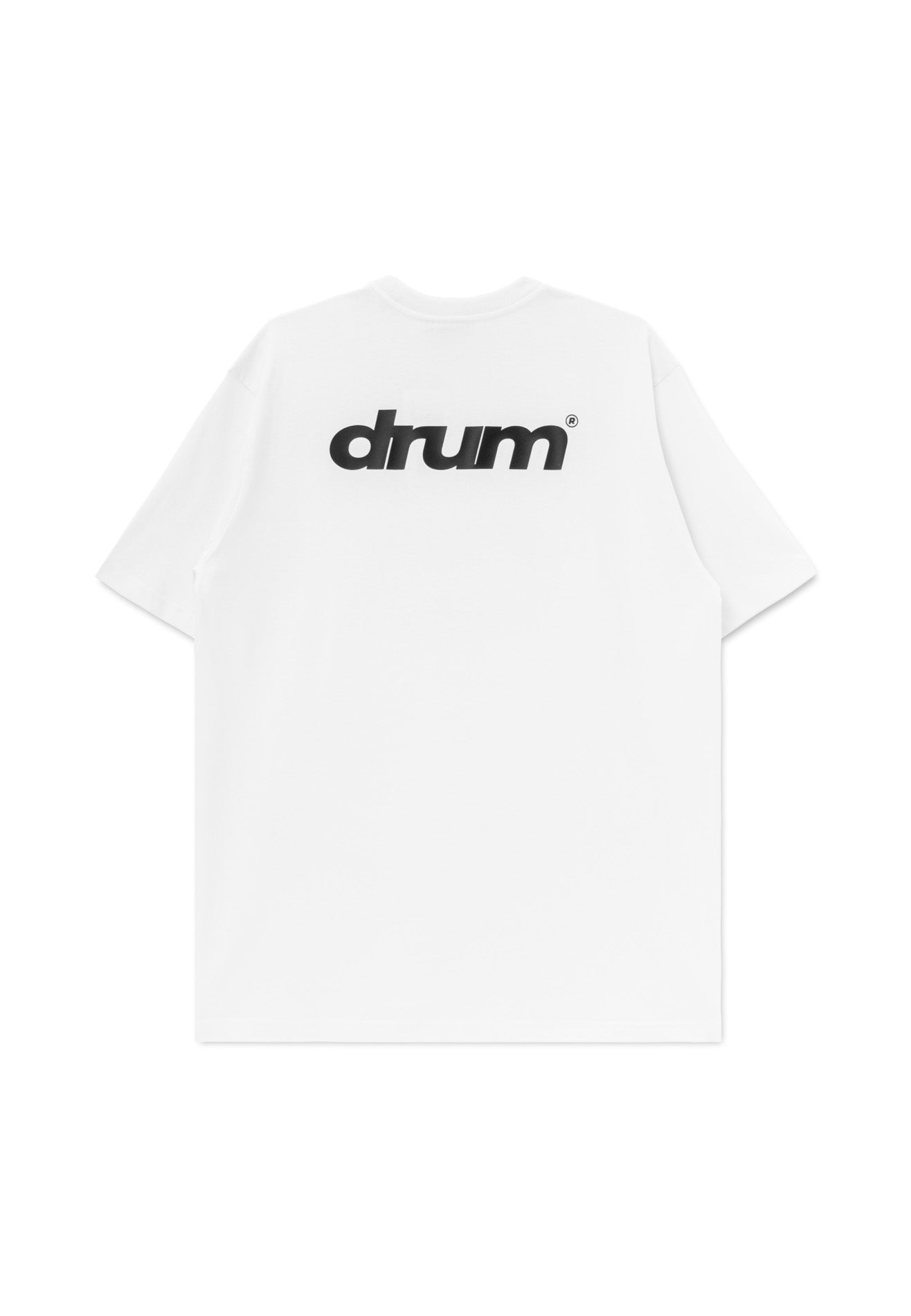 DRUM E. Stadium Relaxed Fit Tee- White
