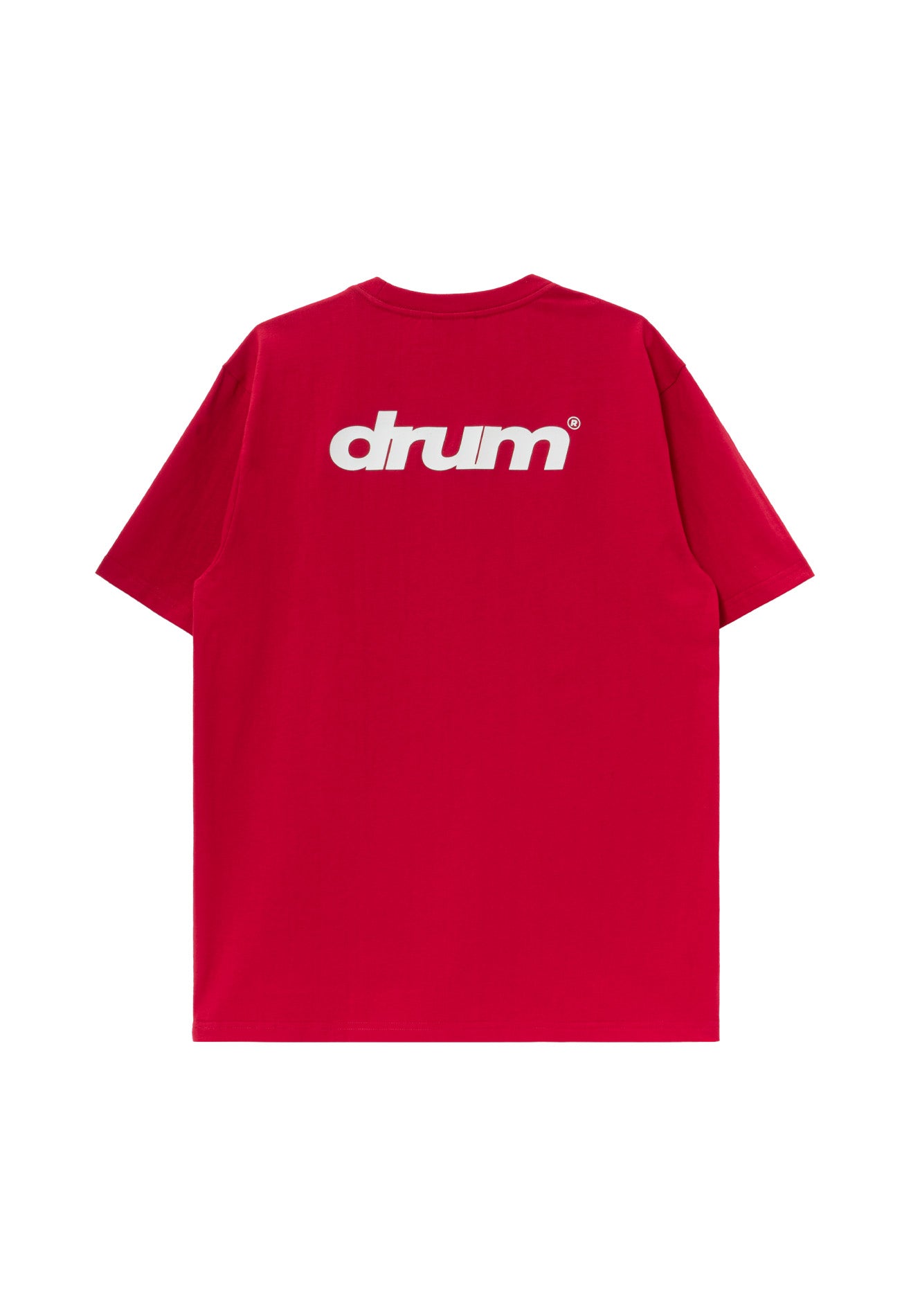 DRUM E. Stadium Relaxed Fit Tee- Red
