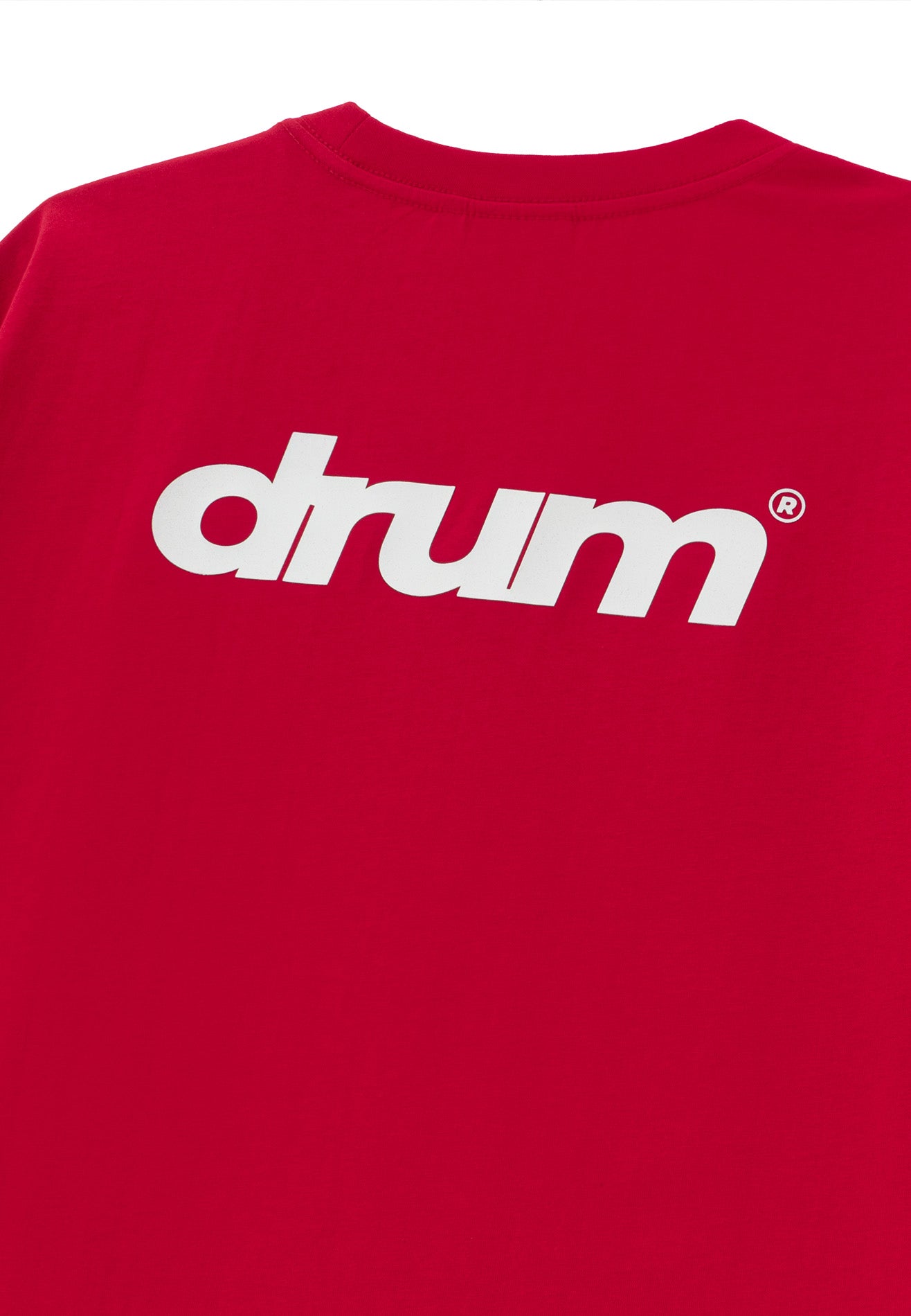 DRUM E. Stadium Relaxed Fit Tee- Red