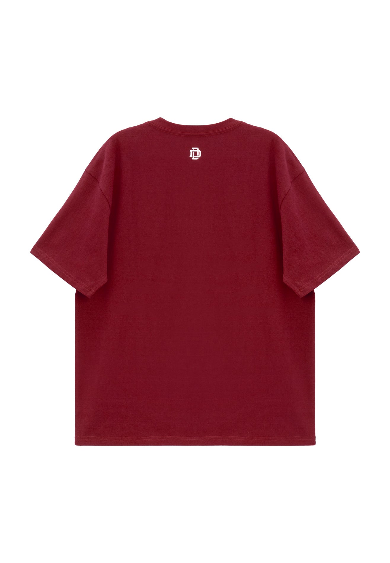 DRUM E. Syndicate Relaxed Fit Tee- Maroon