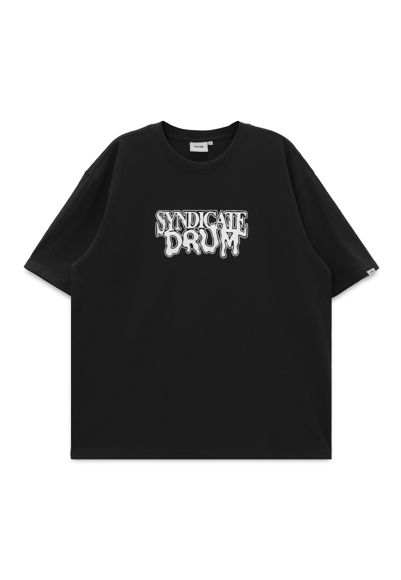 DRUM E. Syndicate Relaxed Fit Tee- Black