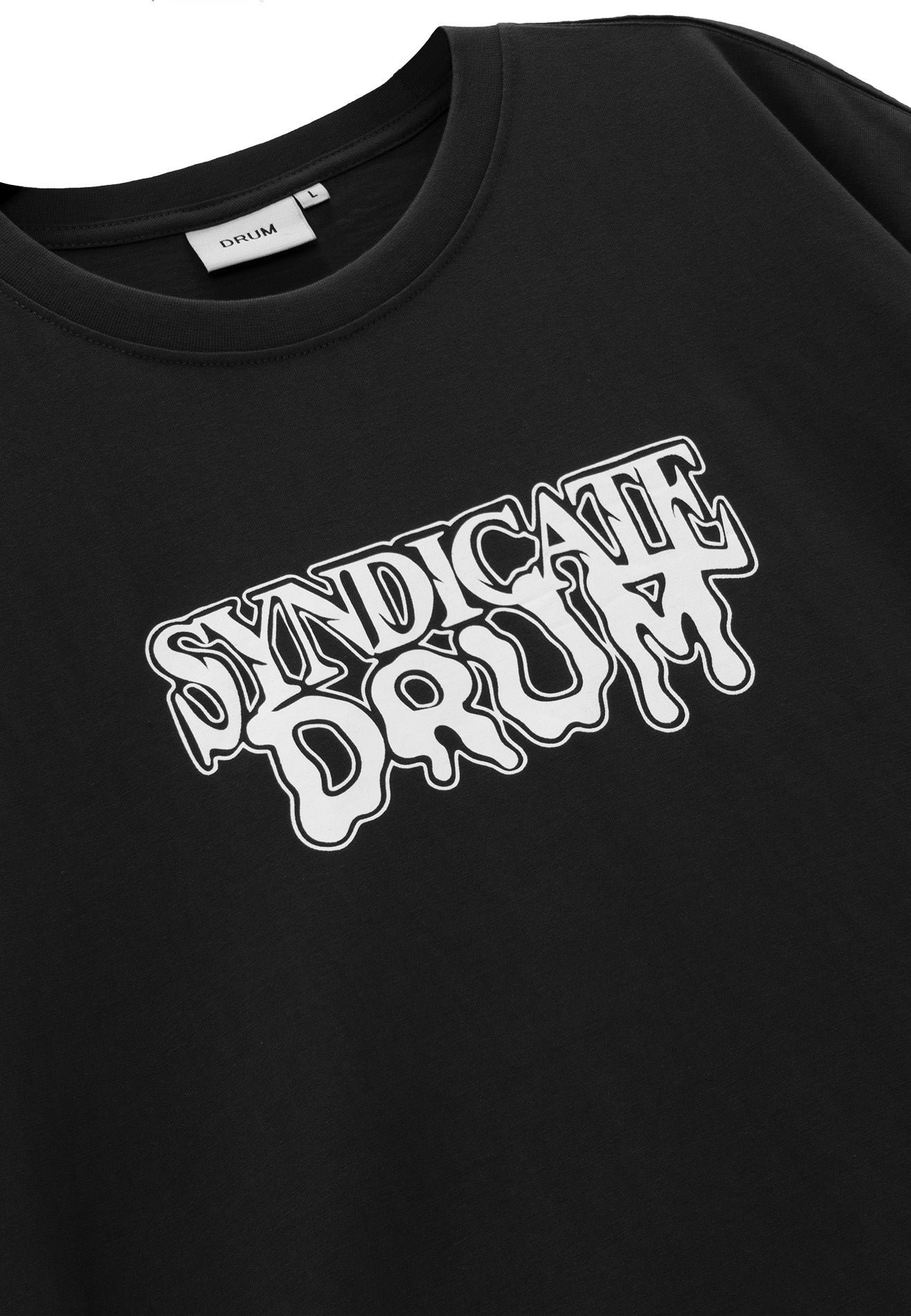 DRUM E. Syndicate Relaxed Fit Tee- Black