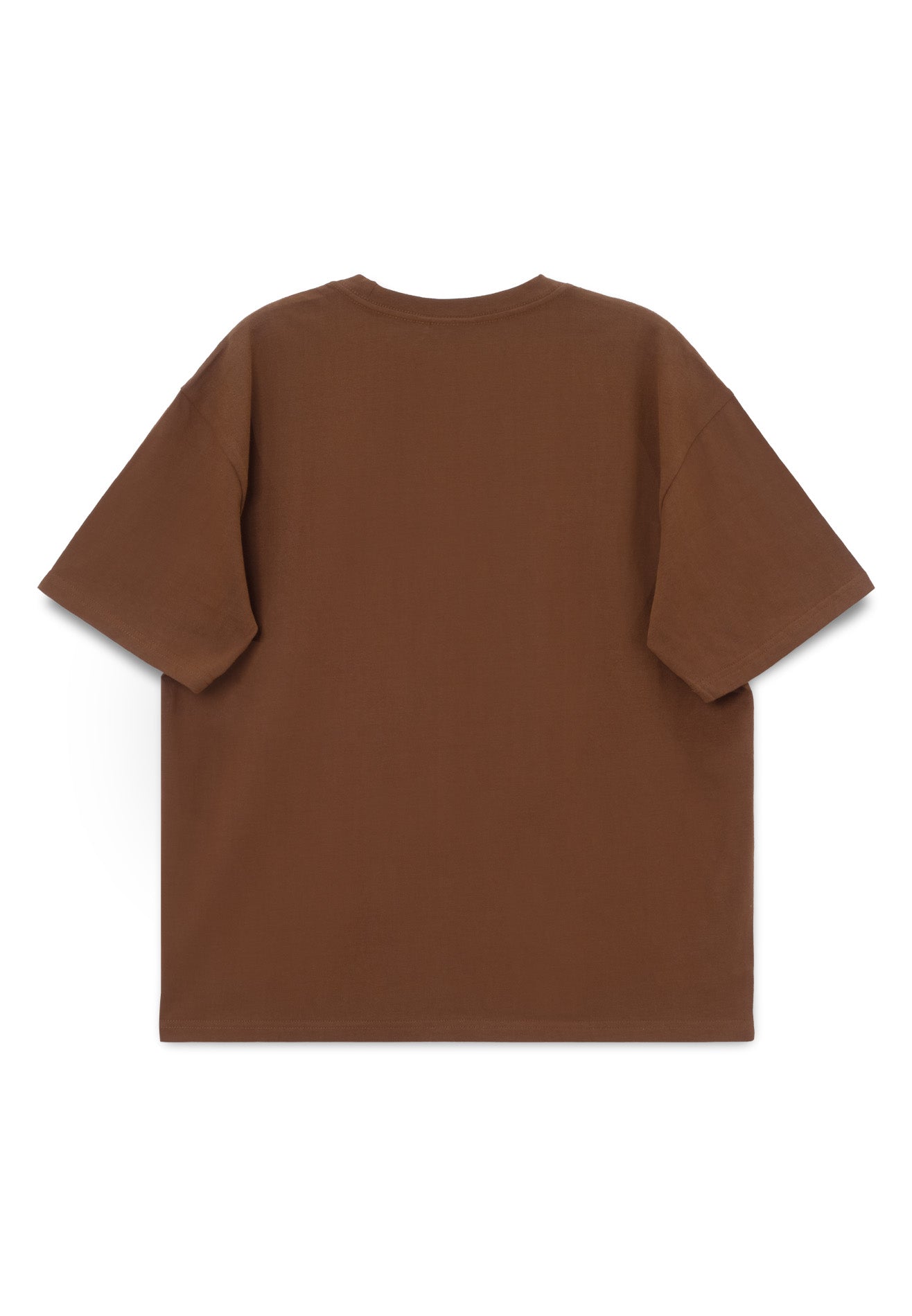 DRUM E. Big Smile Relaxed Fit Tee- Brown